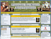 Tablet Screenshot of parroquiasanmarcos.com